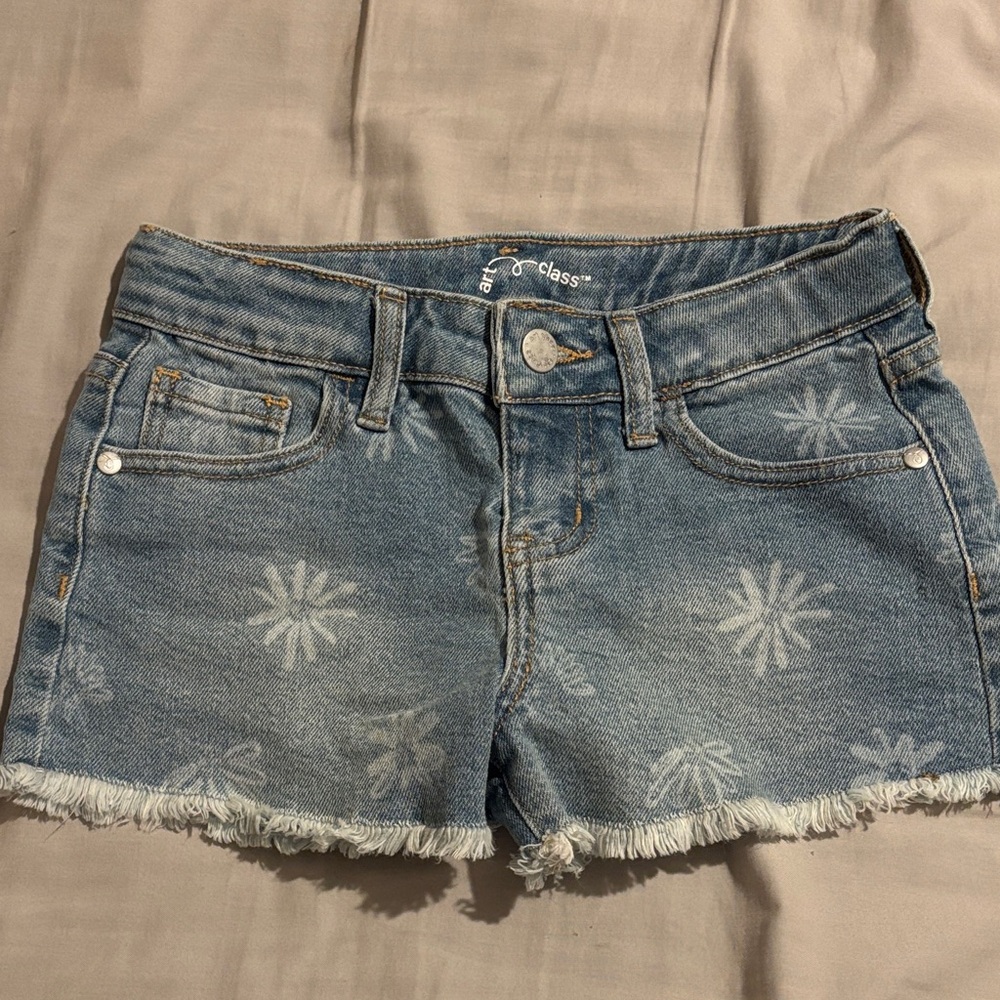 Blue Denim Girl Shorts